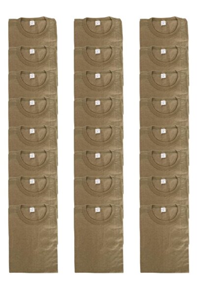 DONAT TEKSTİL GİYİM 24-Piece Military Undershirt Set – Suitable for Summer an...