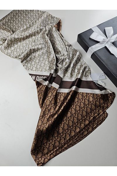 Webinay Home Εισαγόμενο Dior Silk Voile Shawl Scrafs Hijab Silk Voile Shawl