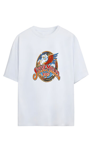 MAGORS ستيف ميلر- تي شيرت كبير الحجم