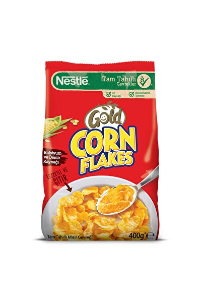 Nestle Gold Corn Flakes Tam Tahıl Mısır Gevreği 400 Gr x 1 Adet
