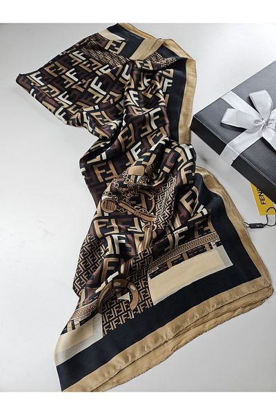Webinay Home F Pattern Chain Pattern Voile Silk Shawl New Season Shawl Scraf Premium