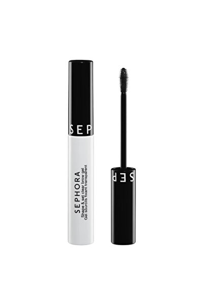 SEPHORA Shape & Set Clear Brow Gel - Şeffaf Kaş Sabitleme Jeli, Uzun Süre Sabitleme, Doğal Görünüm