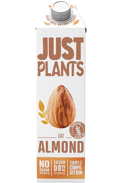 Just Plants Băutură vegetală cu migdale, fără zahăr, 1L, JUST PLANTS