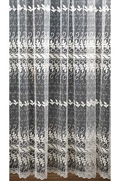 Mastel Perdea brodata ivoire model BR5 confectionata cu rejansa