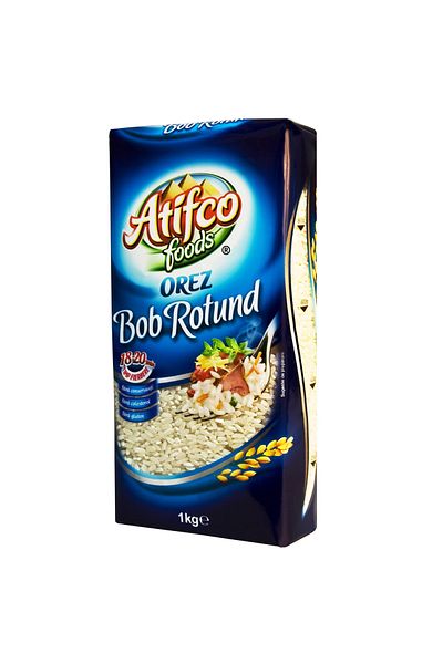 Atifco Round Grain Rice, 1 kg x 6