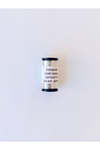 Eskişehir hobi sanat 6 τεμάχια 250 μέτρα Ghost κορδόνι 0,10 mm διαφανές νήμα (σύνολο 1500 μέτρα)