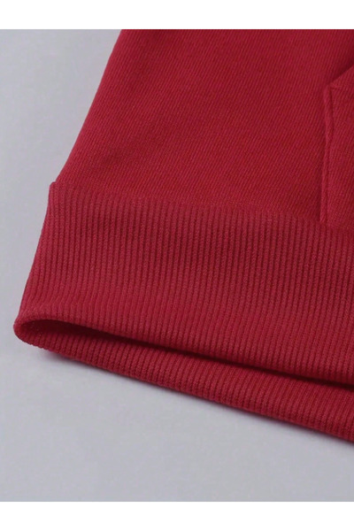 Framgan Unisex Erkek/Kadın NEW YORK Baskılı Kapüşonlu Oversize Sweatshirt