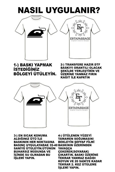 ErTaPassage Labubu 11 Çocuk DTF Transfer Baskı – Ütüyle Yapışan – Tişört İçin Kolay Uygulama