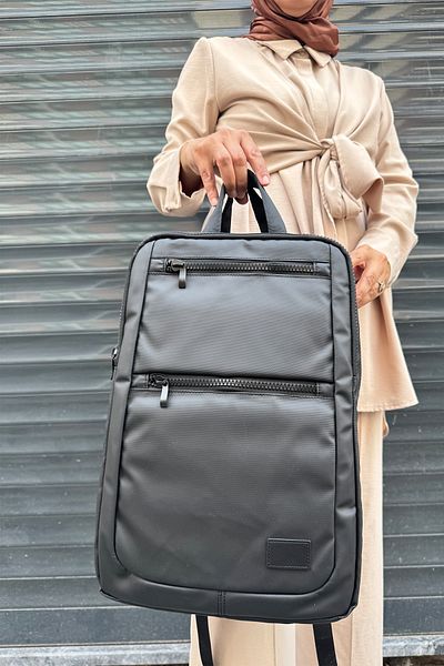 Just Polo Water Resistant Parachute Fabric Backpack (School, Paperwork, Computer, Laptop Bag)
