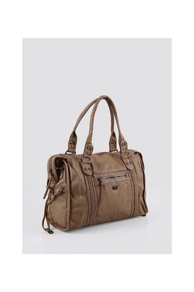 KAZAX Muert Mink Skin Shoulder Strap Handbag