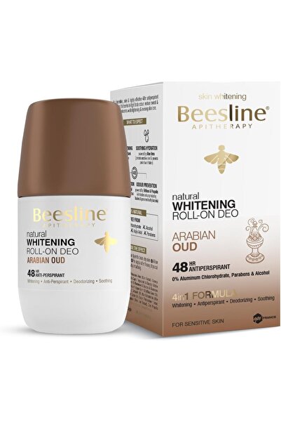 Beesline مزيل عرق رول أون لتفتيح البشرة برائحة العود العربي من بيزلين، للجنسين، 50 مل