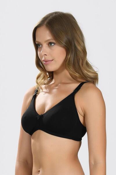 civetta Black Seamless Nursing Bra