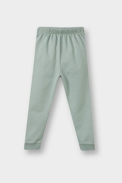DeFacto Baby Girl 2 Piece Set Soft Furry Printed Sweatshirt Sweatpants E8995A525Au