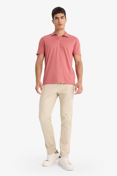DeFacto Tricou cu mânecă scurtă cu gât polo cu croiala normală F8477AX25AU