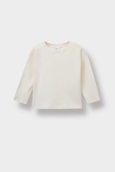 DeFacto Baby Girl Crew Neck Long Sleeve T-Shirt E8355A525Au