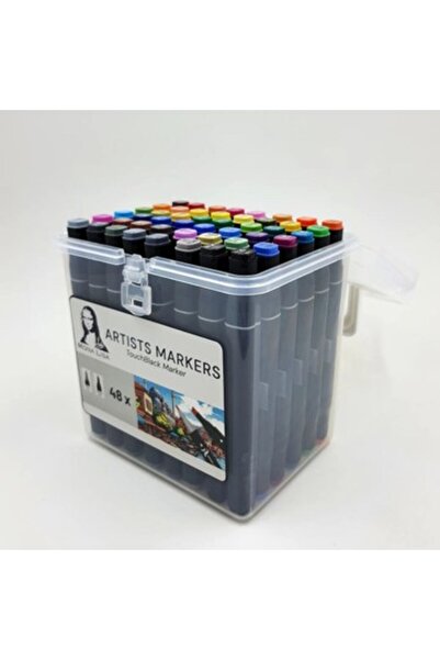 Monalisa Mona Lisa Touchblack Double Ended Marker Pen 48 Colors Tm1-48