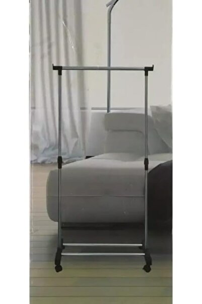 Twinkle Mart علاقة ملابس أحادية القطب من الفولاذ المقاوم للصدأ قابلة للطي