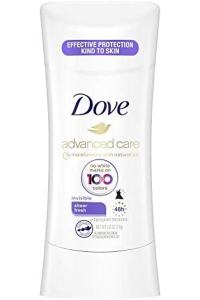 Dove Advanced Care Invisible Antiperspirant Deodorant Stick, Sheer Fresh, 2.6 Ounce