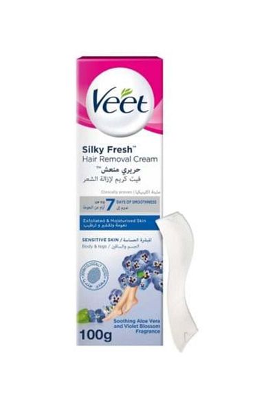 Veet Hair removal cream with soothing aloe for sensitive skin by 100g