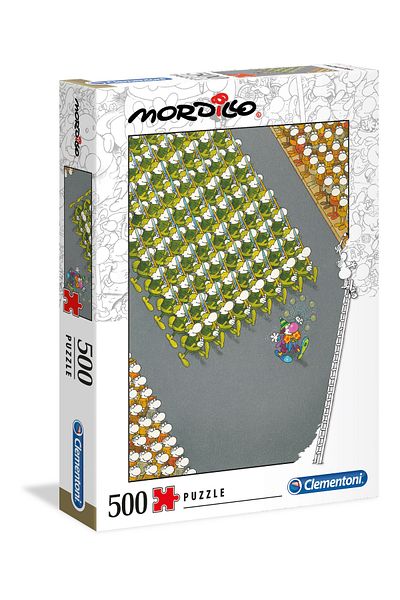 CLEMENTONI 500 Piece Adult Puzzle Mordillo, The March