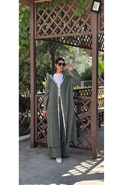 Henna Elisa keten salaş tarz hırka kimono