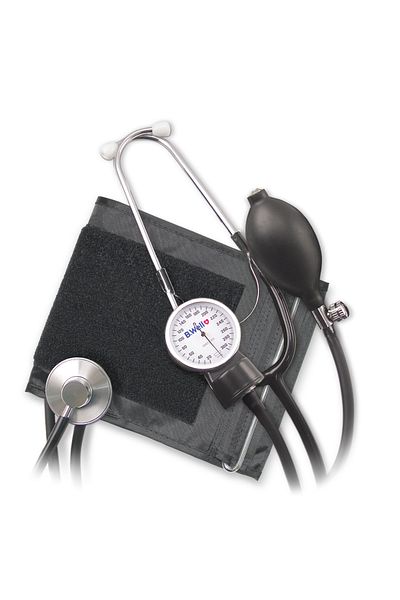 B.Well Swiss Mechanical blood pressure monitor with stethoscope and extended cuff WM62S
