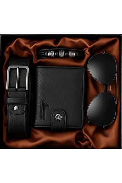 DIGIMAT STORE Set de 4 accesorii Premium Bărbați Elegant DIGIMAT