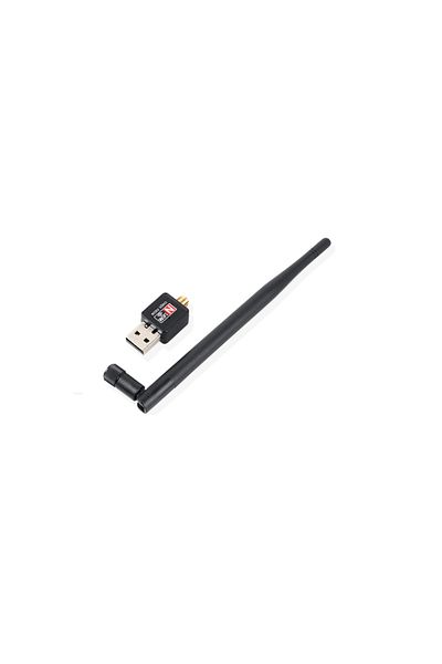 Universal Adaptor wireless USB 2.0, antenă 5 dBi, Wifi 150 Mbps, negru