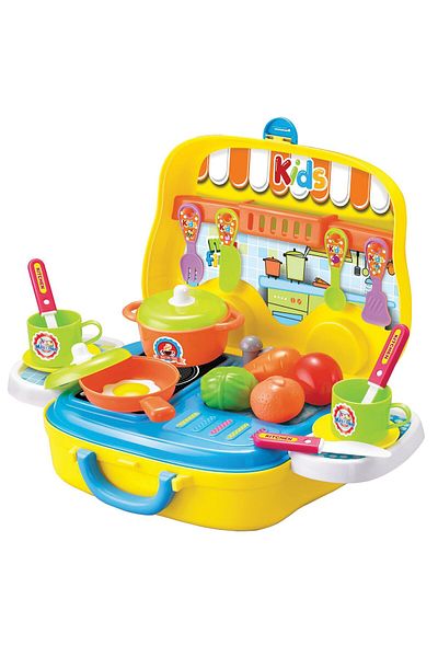 Xiong Cheng Children's kitchen, portable suitcase with wheels, JC8915 Xiong Cheng