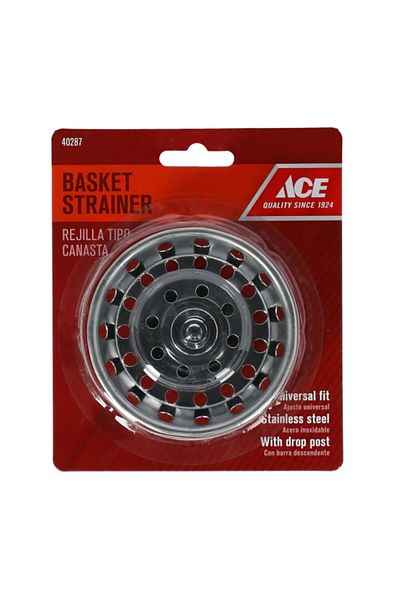 ACE Stainless Steel Basket Strainer 1.5 Inch