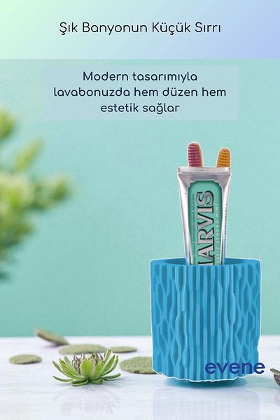 Evene Θήκη οδοντόβουρτσας Βάση οδοντόβουρτσας Βάση οδοντόβουρτσας Μπλε χρώμα Μοντέλο 78