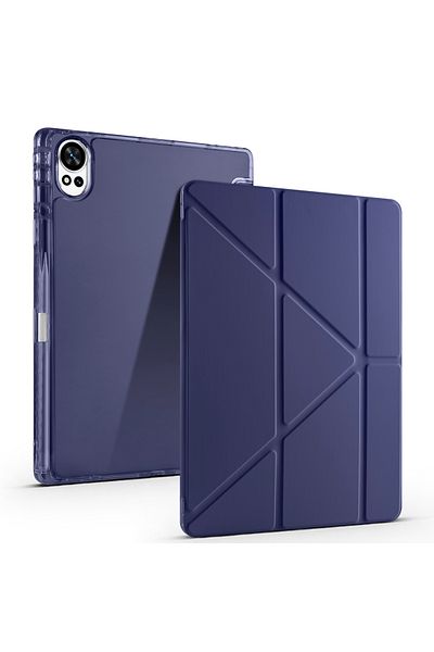 İncisoft Huawei Matepad 12X Compatible Pen Compartment Stand Case + Screen Protector + Pen Set of 3