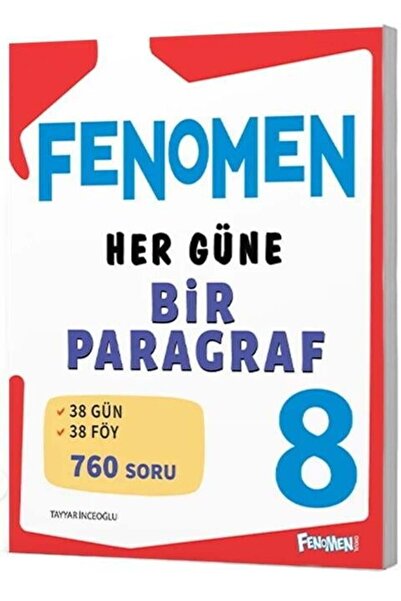 Fenomen Yayıncılık 8. Sınıf Her Güne Bir Paragraf