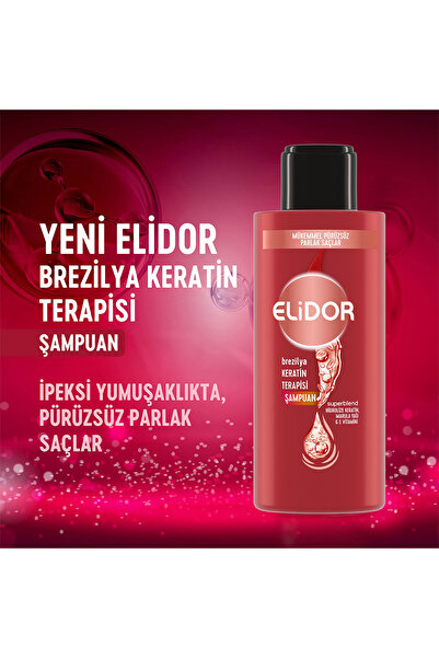 Elidor Brezilya Keratin Terapisi Saç Bakım Seti Seyahat Boy 4'lü