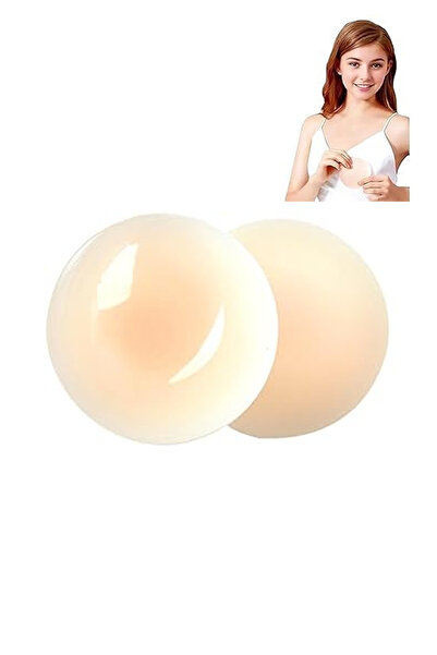 NOYİSKA Kadın Silikon Göğüs Ucu Kapatıcı Ten Renginde Dekolte İçin Göğüs Ucu ...