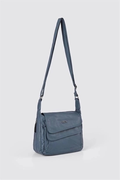 meSga butik Jelli Blue Skin Shoulder Bag