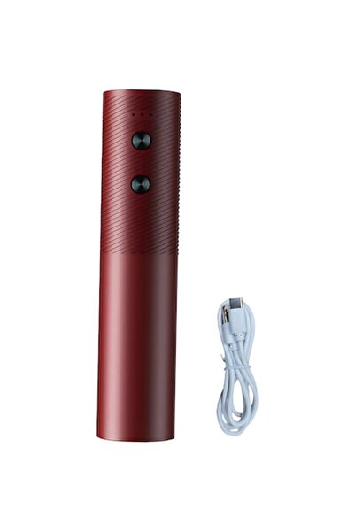 Flo Ηλεκτρικό Ανοιχτήρι, Αξεσουάρ Κρασιού με Φόρτιση USB, Κόκκινο