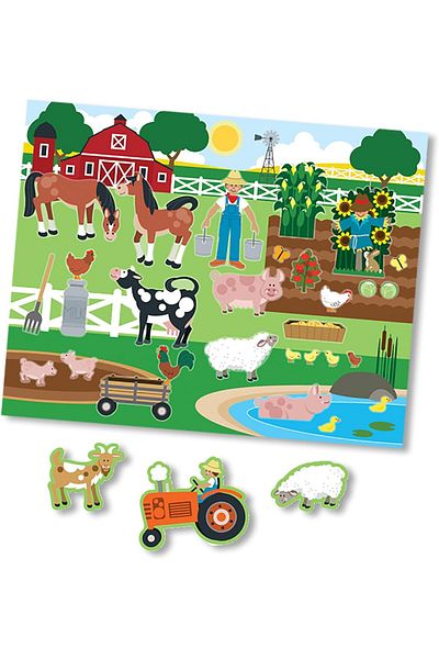 Melissa & Doug Habitats Reusable Sticker Pad – 150+ Stickers & Scenes – Kids Ages 3+ Activity