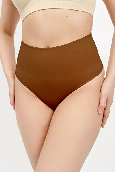 MİSTİRİK Chiloți eficienți pentru zona taliei Mabet, culoare maro