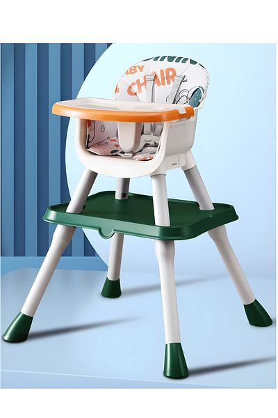 COOYA 3-in-1 High Chair for Babies Toddlers, Convertible Infant Highchair with Tray Adjustable Legs