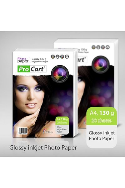 PROCART Hârtie foto lucioasă A4 130g