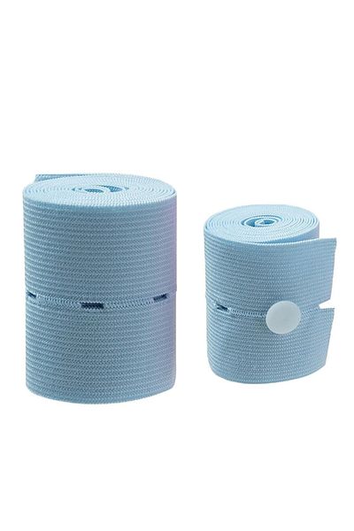 Flo Set 2 Centuri de Monitorizare a Ritmului Cardiac Fetal, Material Moale si Elastic, 6 x 130 cm, Albas