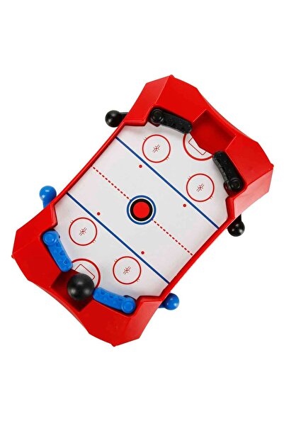 Genel Markalar Masaüstü Mini Oyun Seti Buz Hokeyi-Kırmızı