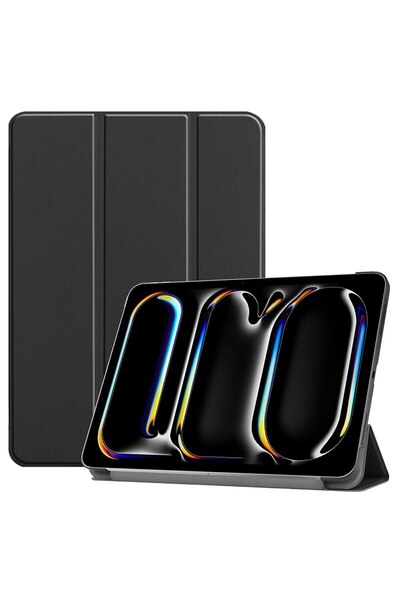 Rao Husă pentru tabletă compatibilă cu iPad Pro 13 2024, FoldPro, M31, Nano Fiber, Negru intens