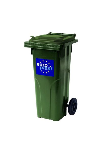 Europlast Pubela cu roti, 80 L, 6.8 Kg, Verde