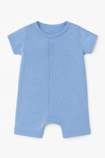 For My Baby Ribbed Short Jumpsuit