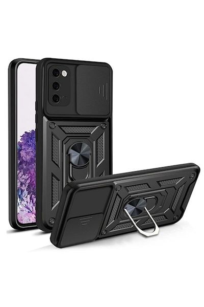 Rao Carcasă compatibilă cu Samsung Galaxy S20 4G/5G, Premium Grip, seria CamShield, L44, plastic, protecție Pit