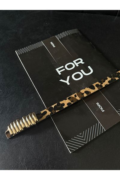 Fiori تصميم قضيب مشبك حزام رفيع للنساء، حزام معطف، حزام قميص، حزام فستان