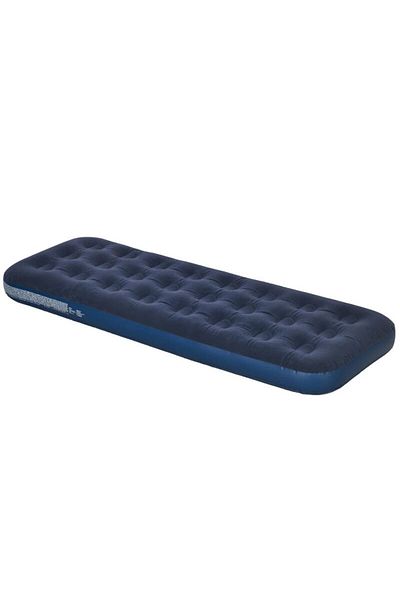 Mercaton Camping mattress, inflatable, with manual pump included, PVC, navy blue, 191x73x22 cm
