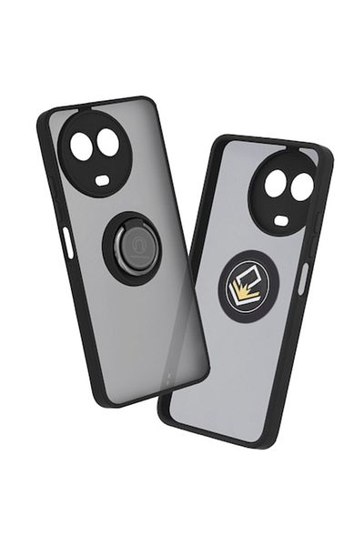 Rao Carcasă compatibilă pentru Realme 11 5G, Grip, Glinth, S76, Metal, Negru intens